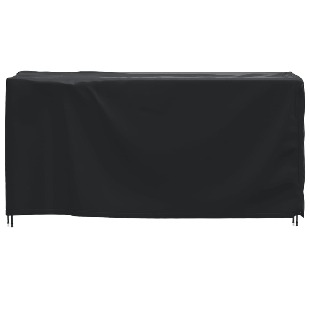 vidaXL Garden Furniture Covers 2 pcs Black 180x70x90 cm Waterproof 420D