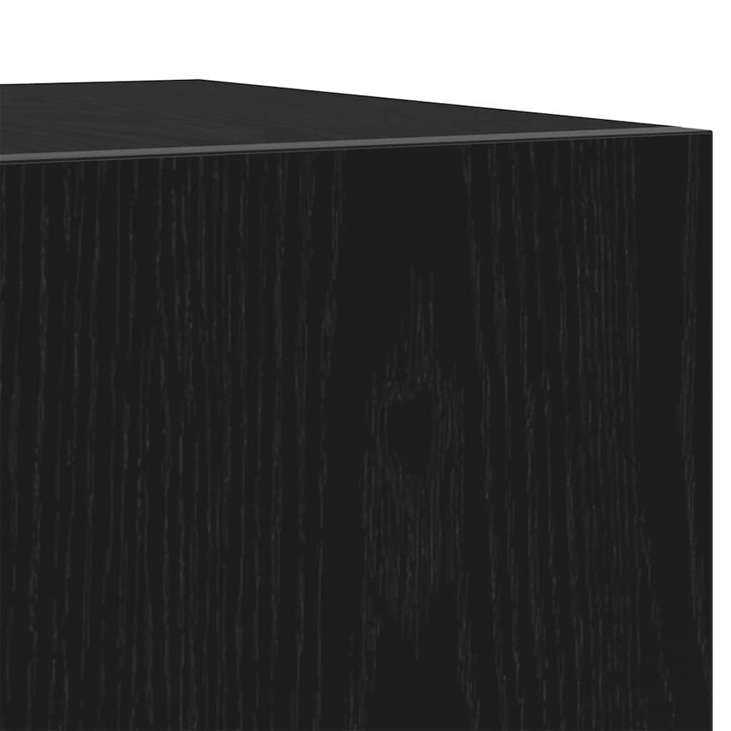 TV Cabinet Black 160 x 35 x 40 cm Engineered Wood