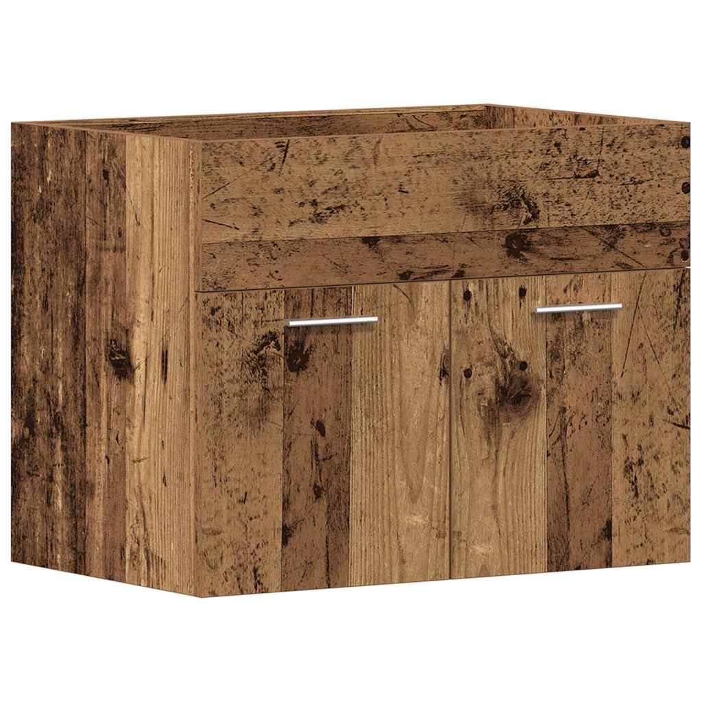 Bathroom Sink Cabinet Old Wood 60x38.5x46 cm Engineered Wood
