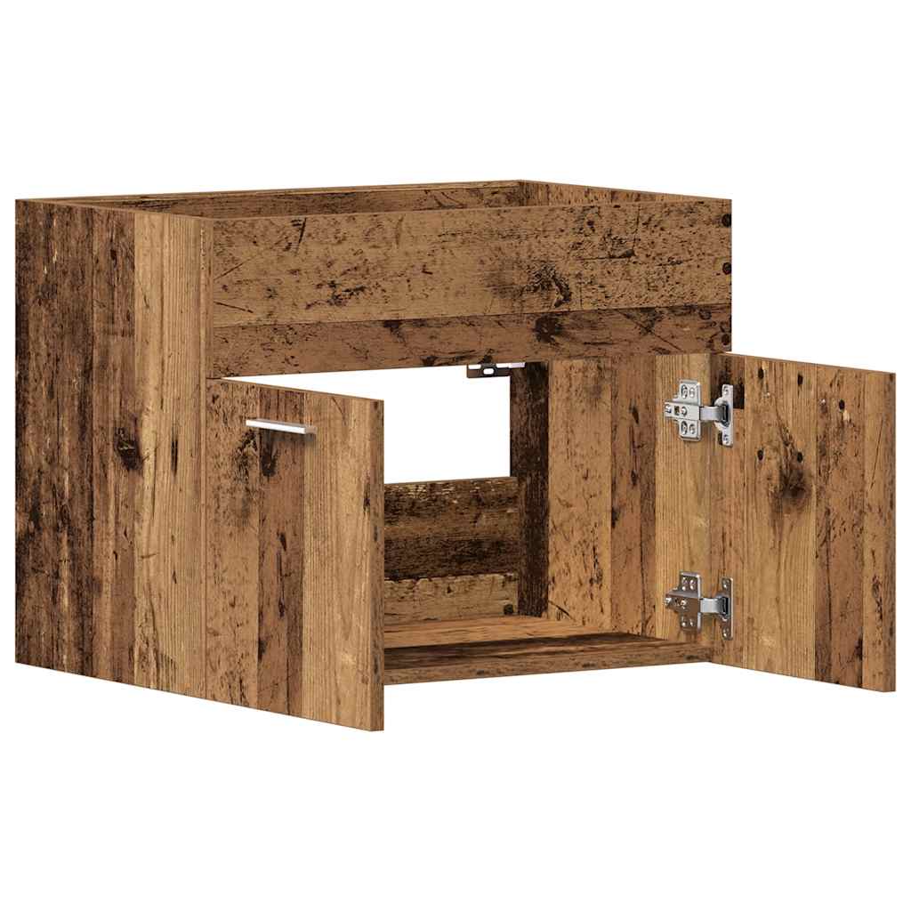 Bathroom Sink Cabinet Old Wood 60x38.5x46 cm Engineered Wood