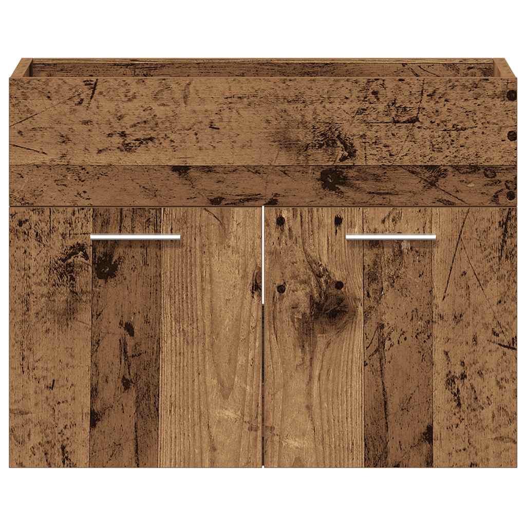 Bathroom Sink Cabinet Old Wood 60x38.5x46 cm Engineered Wood