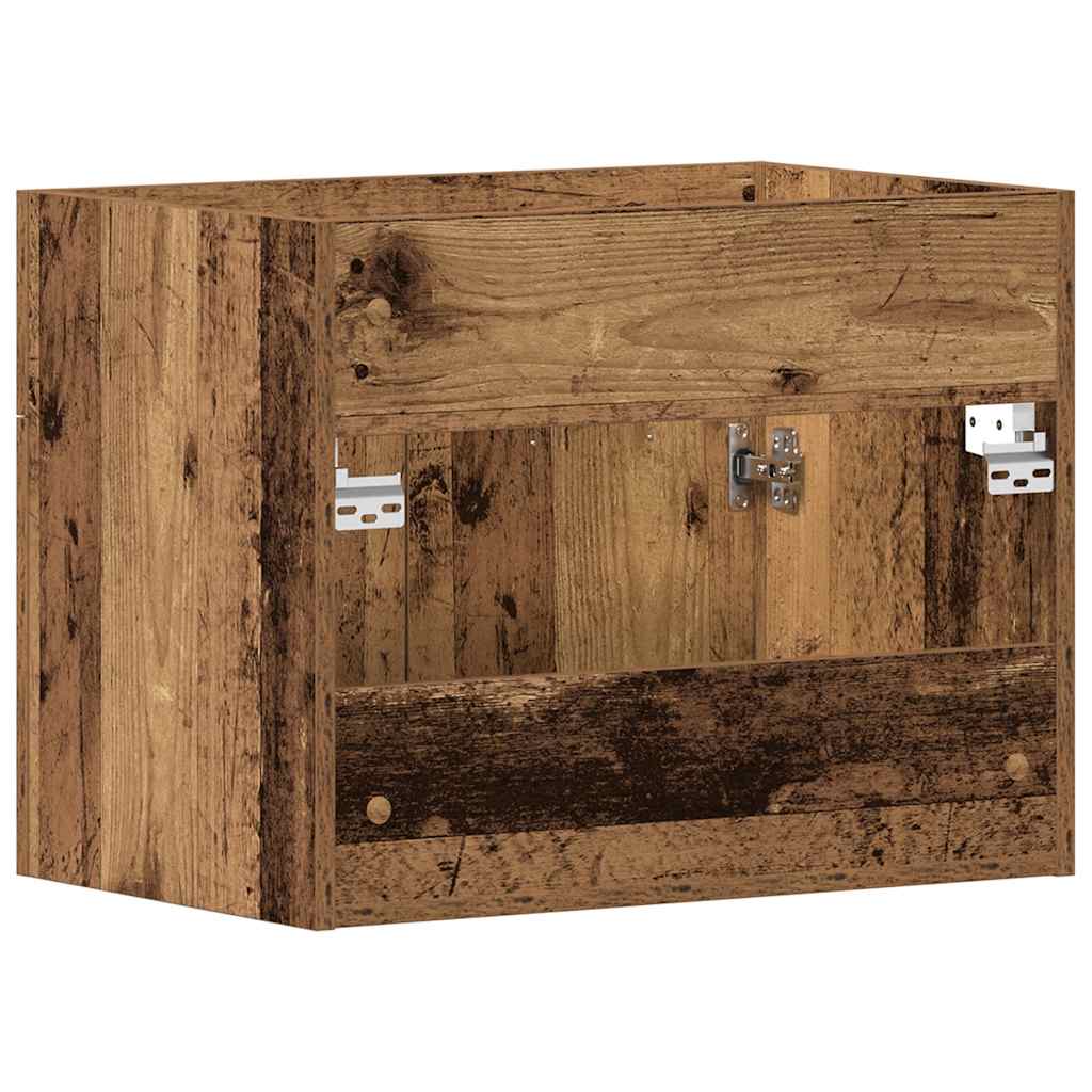 Bathroom Sink Cabinet Old Wood 60x38.5x46 cm Engineered Wood