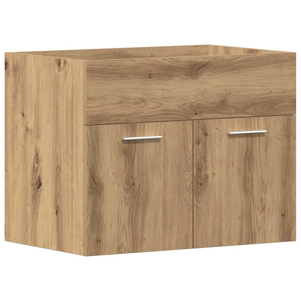 Bathroom Sink Cabinet Artisan Oak 60x38.5x46 cm Engineered Wood