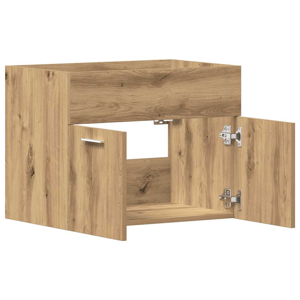 Bathroom Sink Cabinet Artisan Oak 60x38.5x46 cm Engineered Wood