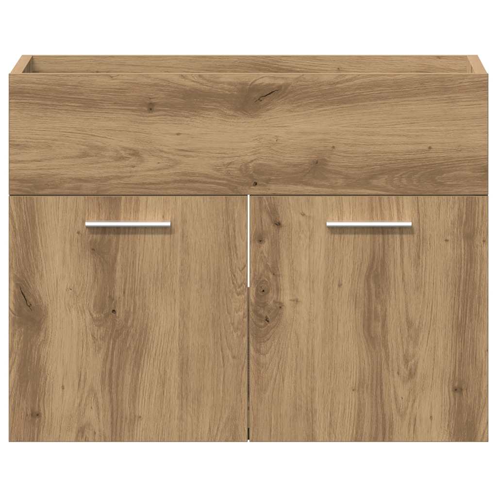 Bathroom Sink Cabinet Artisan Oak 60x38.5x46 cm Engineered Wood