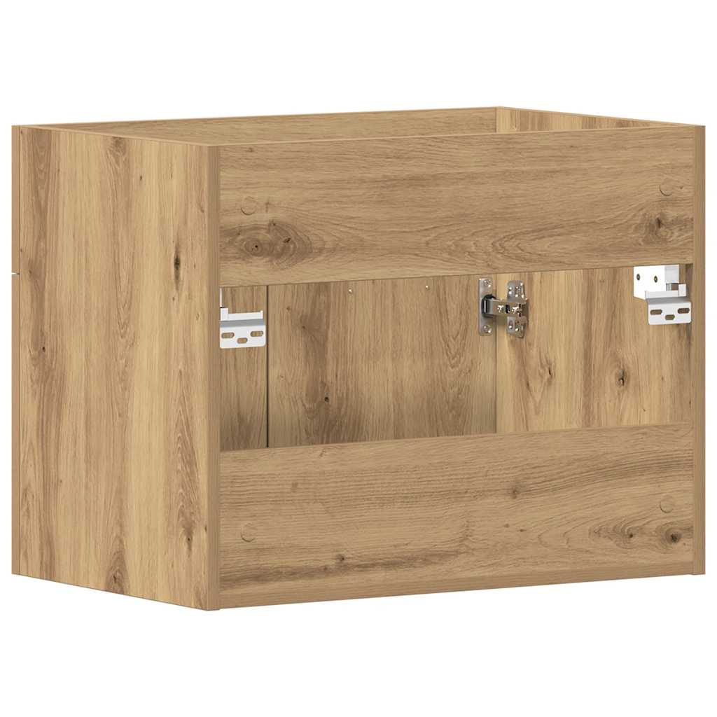 Bathroom Sink Cabinet Artisan Oak 60x38.5x46 cm Engineered Wood