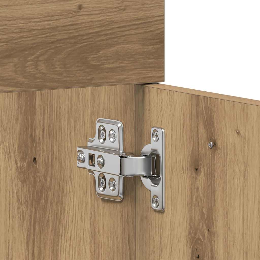 Bathroom Sink Cabinet Artisan Oak 60x38.5x46 cm Engineered Wood