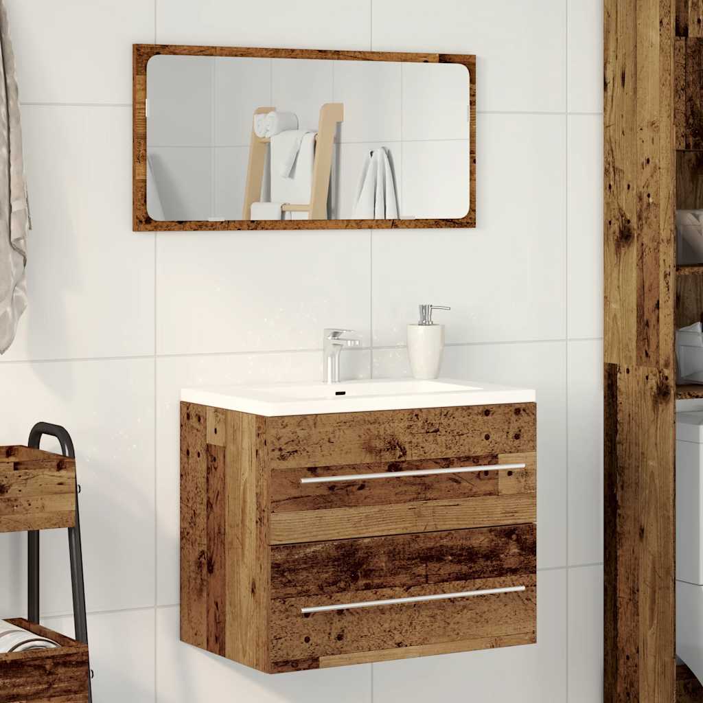 Bathroom Sink Cabinet Old Wood 60x38,5x48 cm Engineered Wood