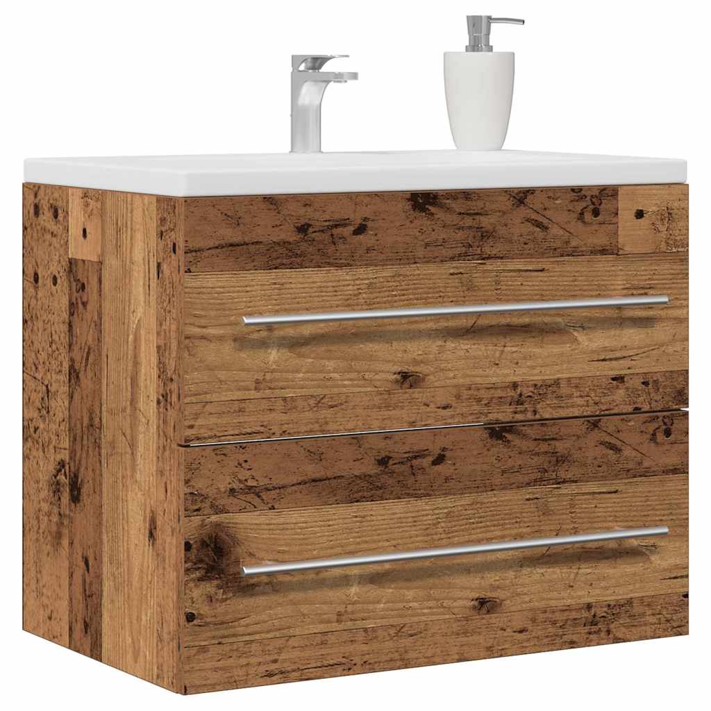 Bathroom Sink Cabinet Old Wood 60x38,5x48 cm Engineered Wood