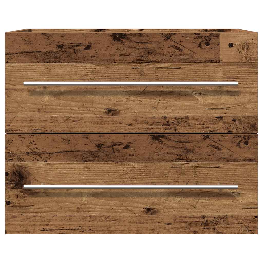Bathroom Sink Cabinet Old Wood 60x38,5x48 cm Engineered Wood