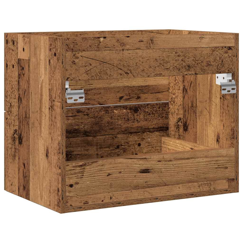 Bathroom Sink Cabinet Old Wood 60x38,5x48 cm Engineered Wood