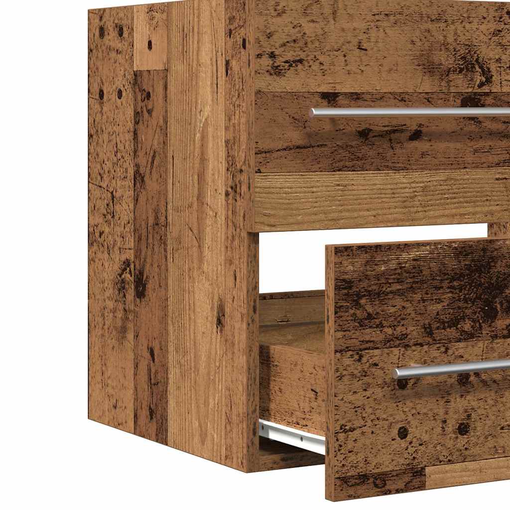 Bathroom Sink Cabinet Old Wood 60x38,5x48 cm Engineered Wood