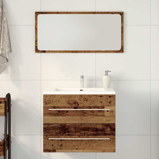 Bathroom Sink Cabinet Old Wood 60x38,5x48 cm Engineered Wood
