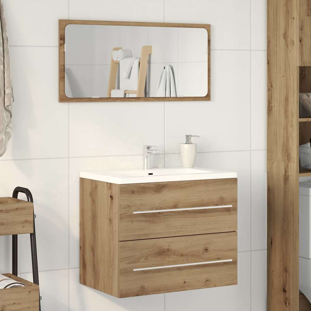 Bathroom Sink Cabinet Artisan Oak 60x38,5x48 cm Engineered Wood