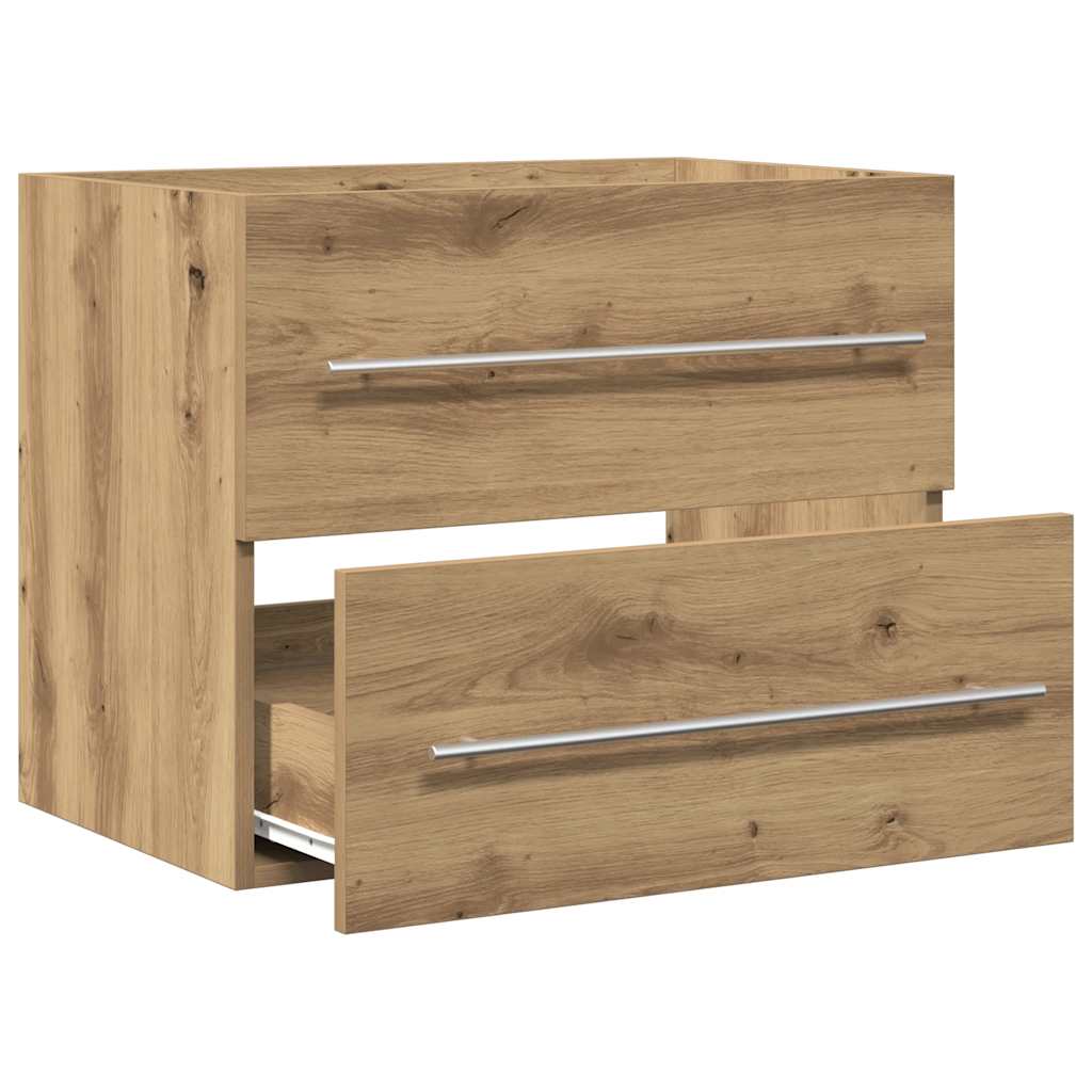 Bathroom Sink Cabinet Artisan Oak 60x38,5x48 cm Engineered Wood