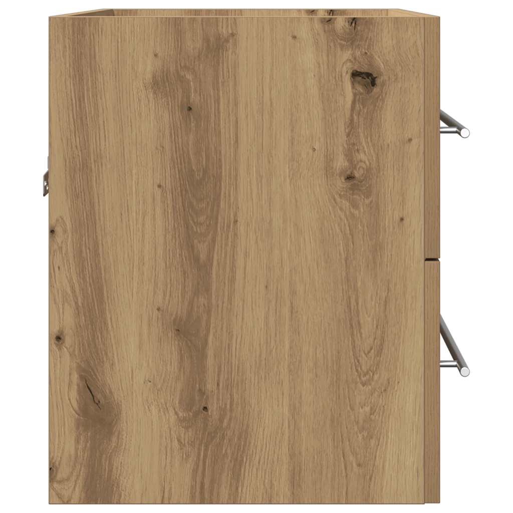 Bathroom Sink Cabinet Artisan Oak 60x38,5x48 cm Engineered Wood