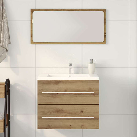 Bathroom Sink Cabinet Artisan Oak 60x38,5x48 cm Engineered Wood