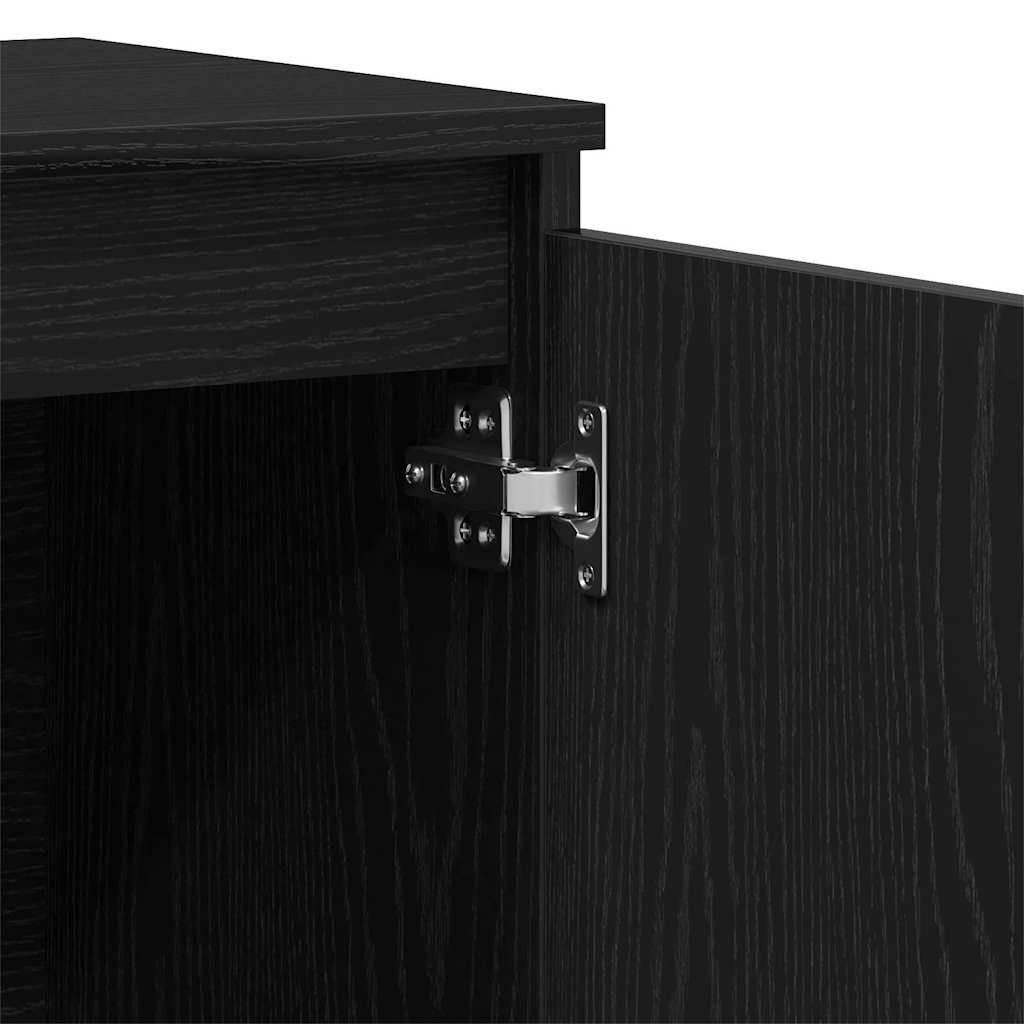 Sideboard with Drawer Black 102 x 35 x 60 cm Engineered wood