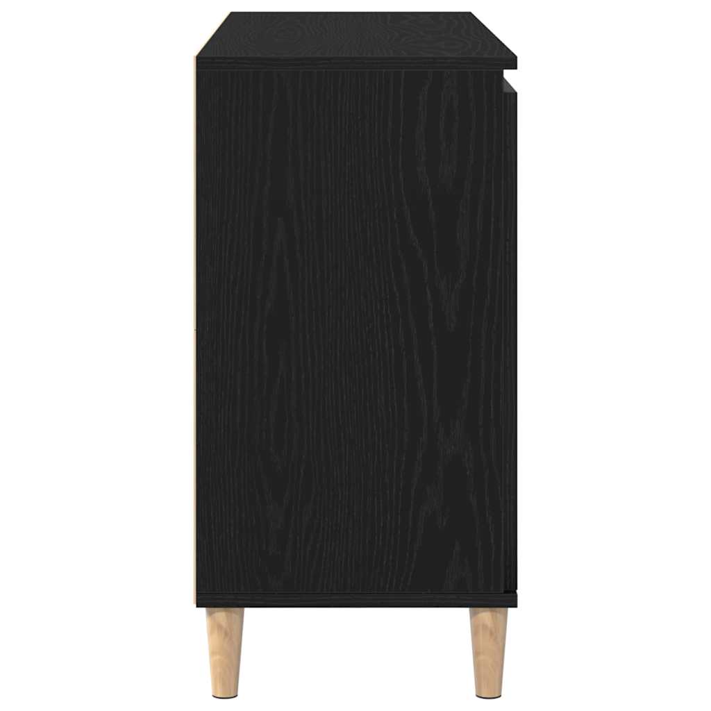 Sideboard with Drawer Black 102 x 35 x 60 cm Engineered wood