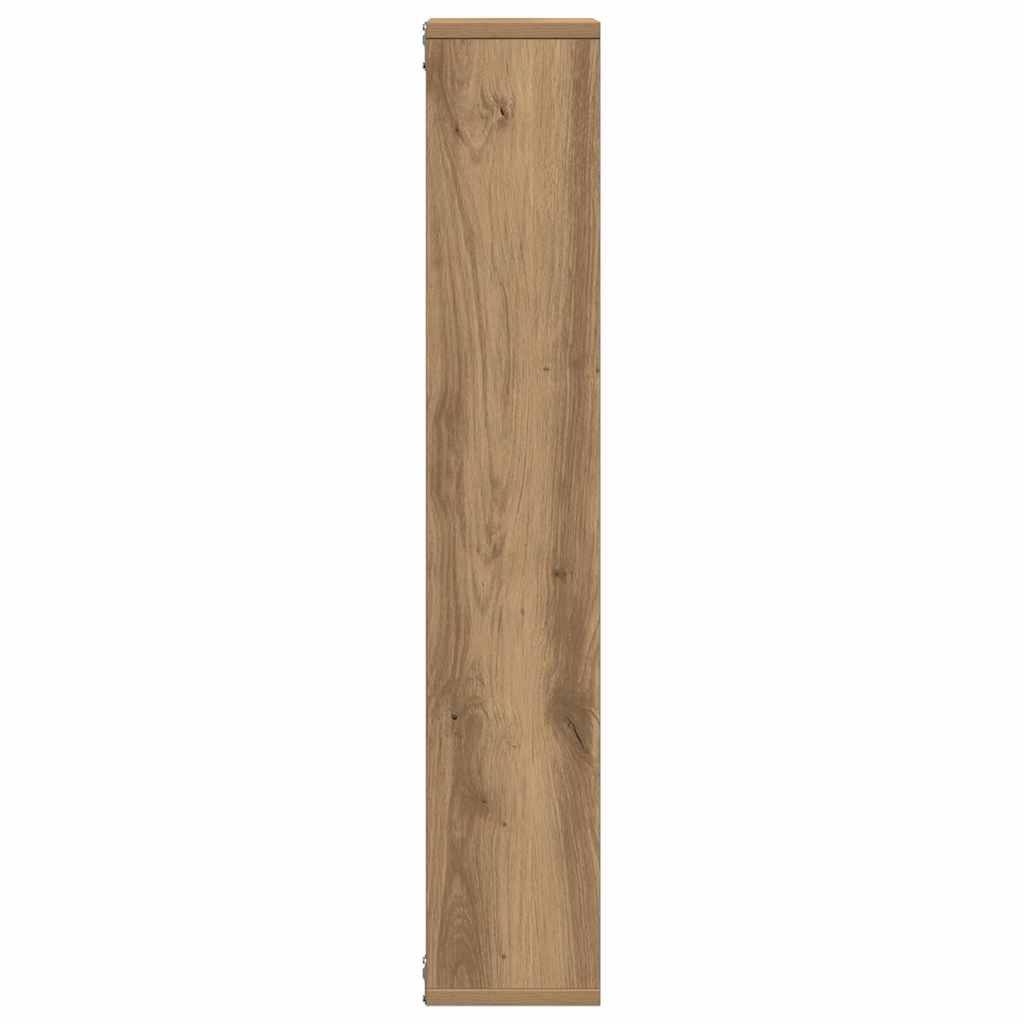 Wall Shelf Artisan Oak 36x16x90 cm Engineered Wood