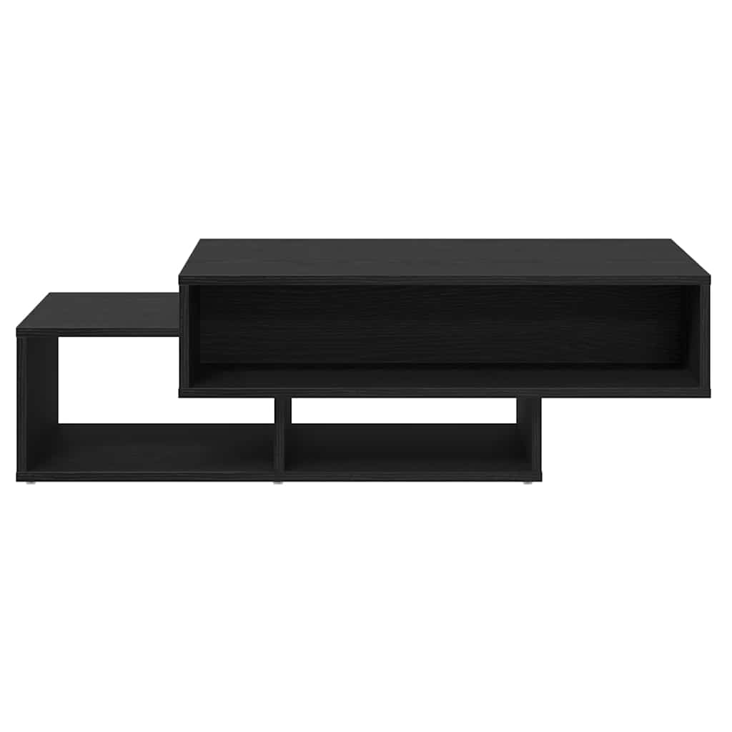 Coffee Table Black Oak 105x55x32 cm Engineered Wood