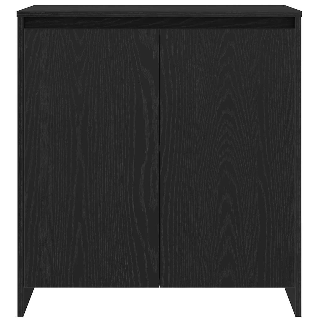 Sideboard Black Oak 70x41x75 cm Engineered Wood
