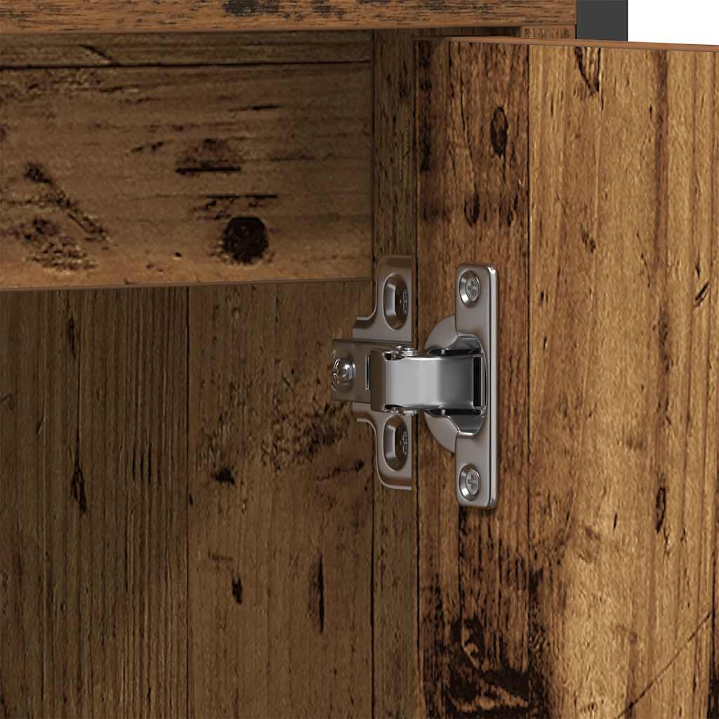 Bathroom Sink Cabinet Old Wood 60x30x60 cm Engineered Wood