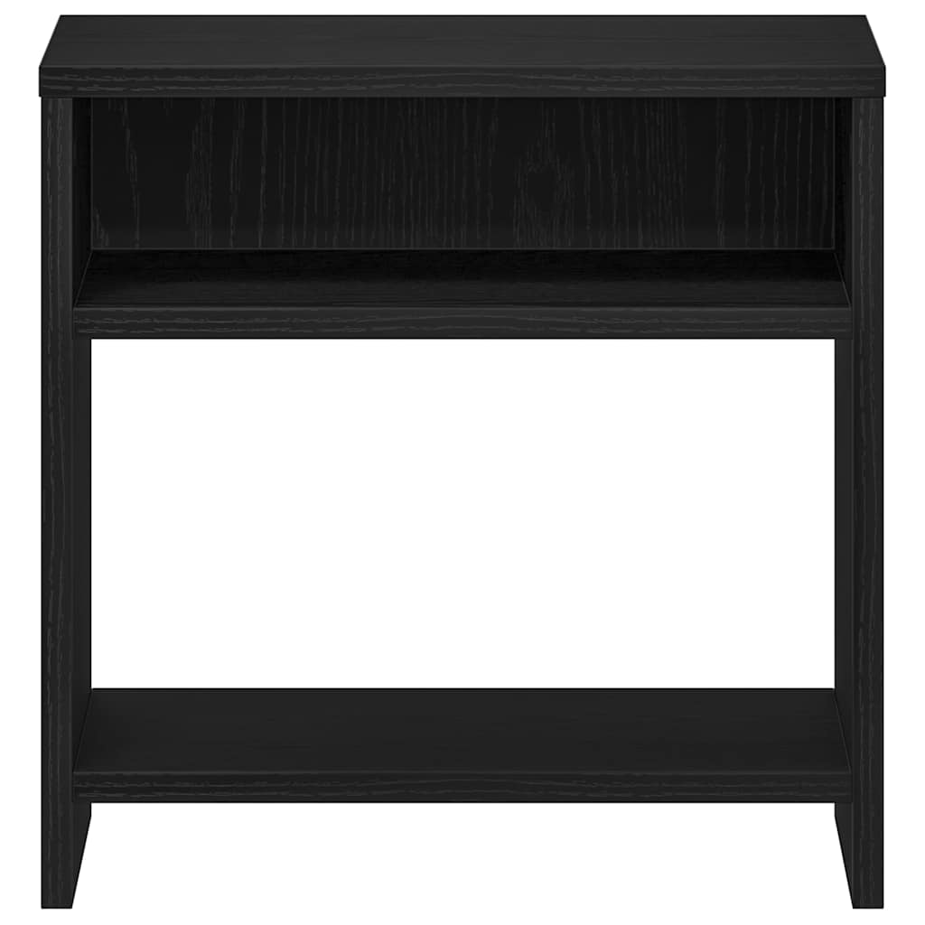 Bedside Cabinets 2 pcs Black Oak 40x30x40 cm Engineered Wood