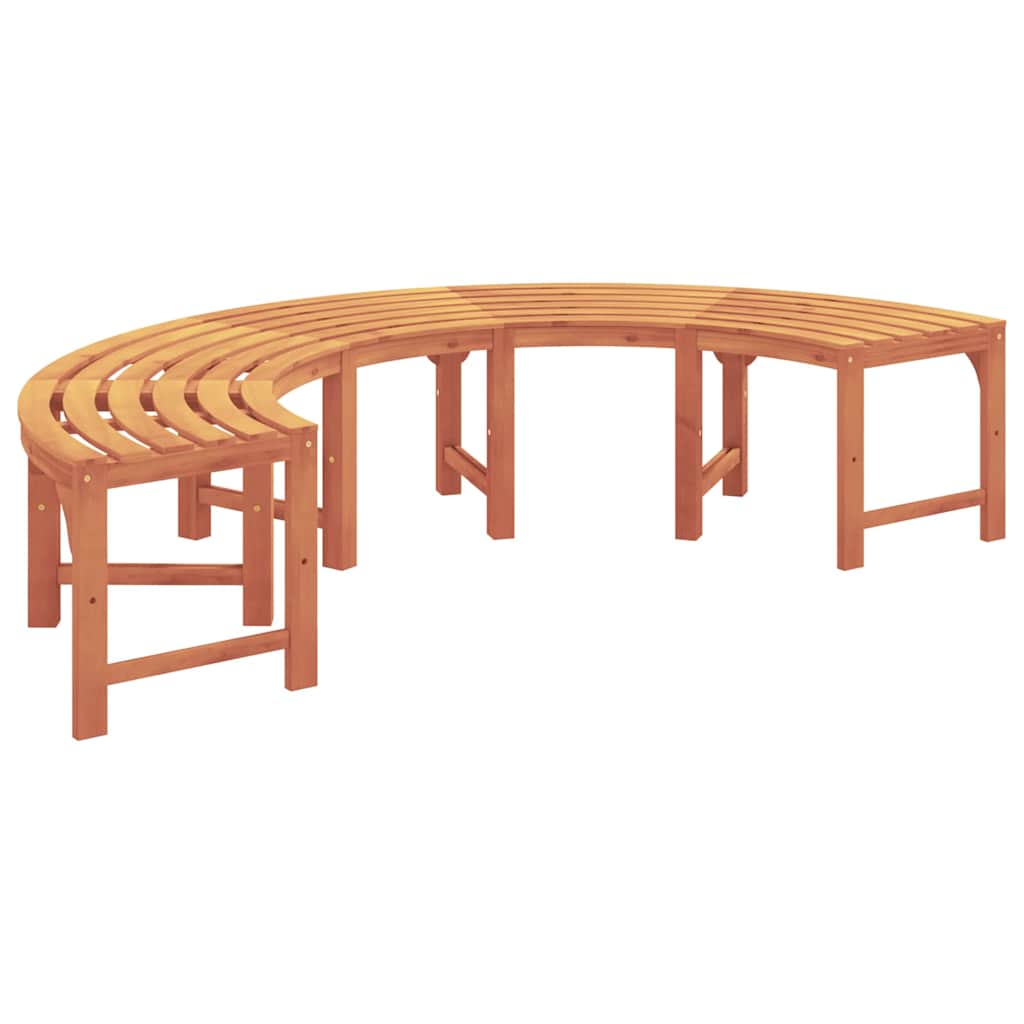 Tree Bench 4-Seater 210 x 80 x 45 cm Solid Eucalyptus Wood