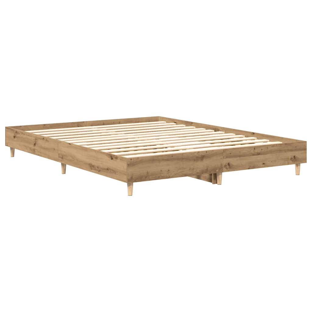 Bed Frame | Artisan oak | Engineered wood | King | Bed Frame