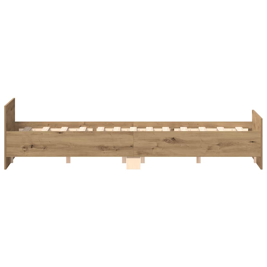 Bed Frame | Artisan Oak | Engineered Wood, Plywood | Double | Tough