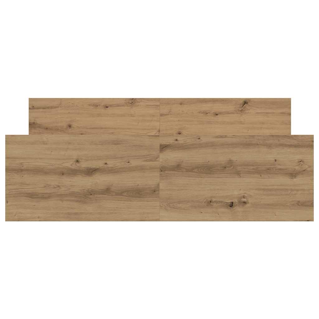 Bed Frame without Mattress Artisan Oak 150x200cm Engineered Wood