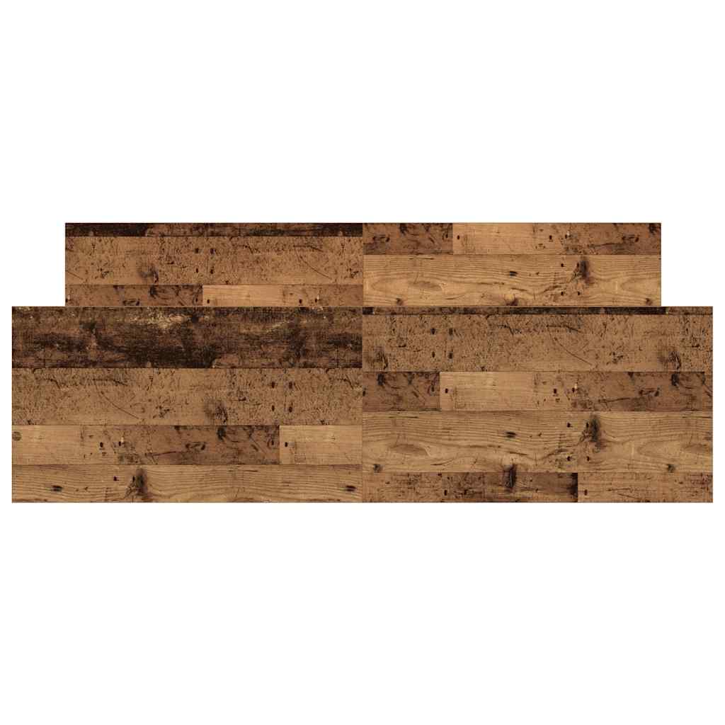 Bed Frame without Mattress Old Wood 140x190cm Engineered Wood