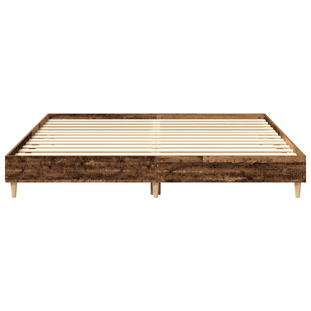 vidaXL Bed Frame without Mattress Old Wood 180x200cm Engineered Wood