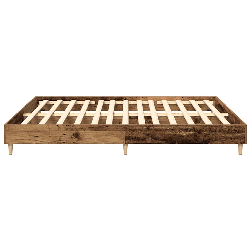 vidaXL Bed Frame without Mattress Old Wood 180x200cm Engineered Wood