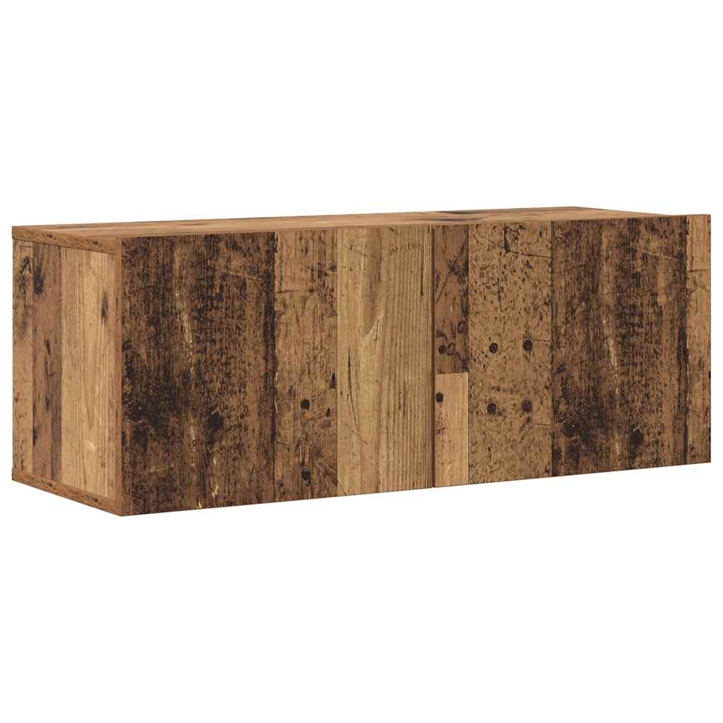 Wall Mounted TV cabinets 6 pcs Old Wood Engineered Wood