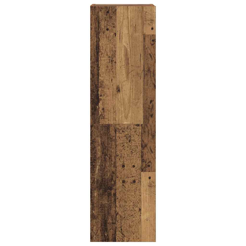 Wall Mounted TV cabinets 6 pcs Old Wood Engineered Wood