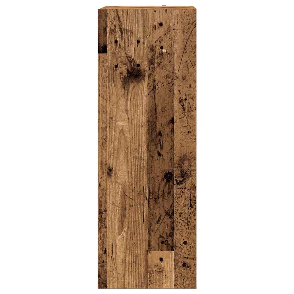 8 Piece TV Cabinet Set Wall-mounted Old Wood Engineered Wood