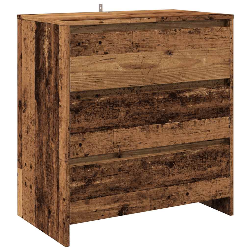 2 Piece Sideboard Old Wood Engineered Wood