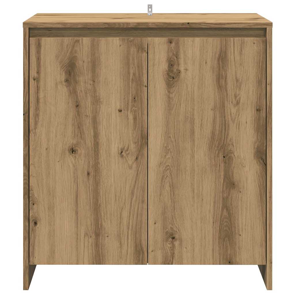 2 Piece Sideboard Artisan Oak Engineered Wood