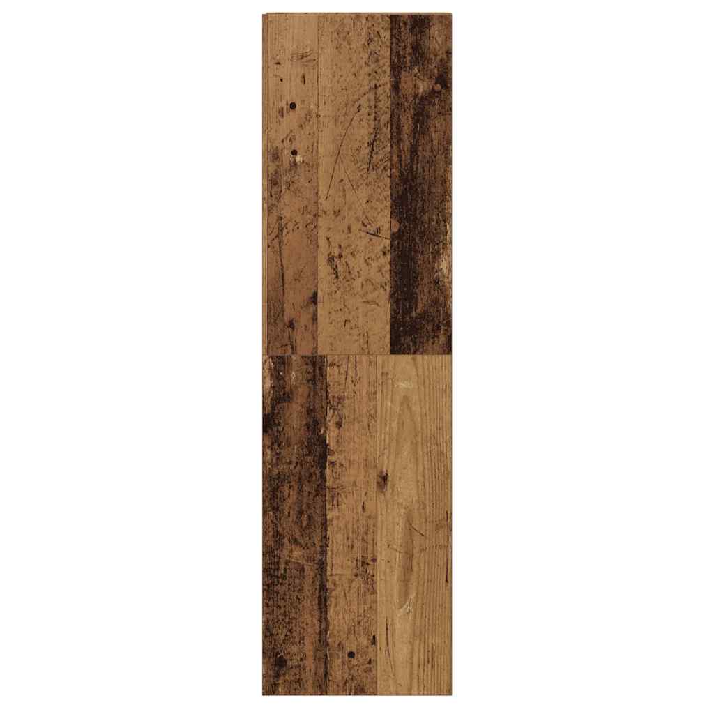 5 Piece TV Cabinet Set Wall-mounted Old Wood Engineered Wood