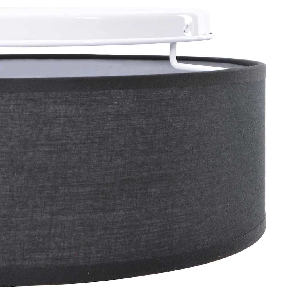Ceiling Lamp with Spotlights Black 30 x 30 x 13.5 cm Fabric
