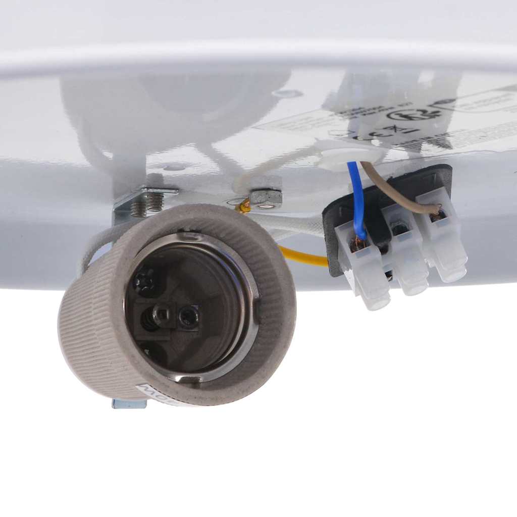 Ceiling Lamp with Spotlights Black 30 x 30 x 13.5 cm Fabric