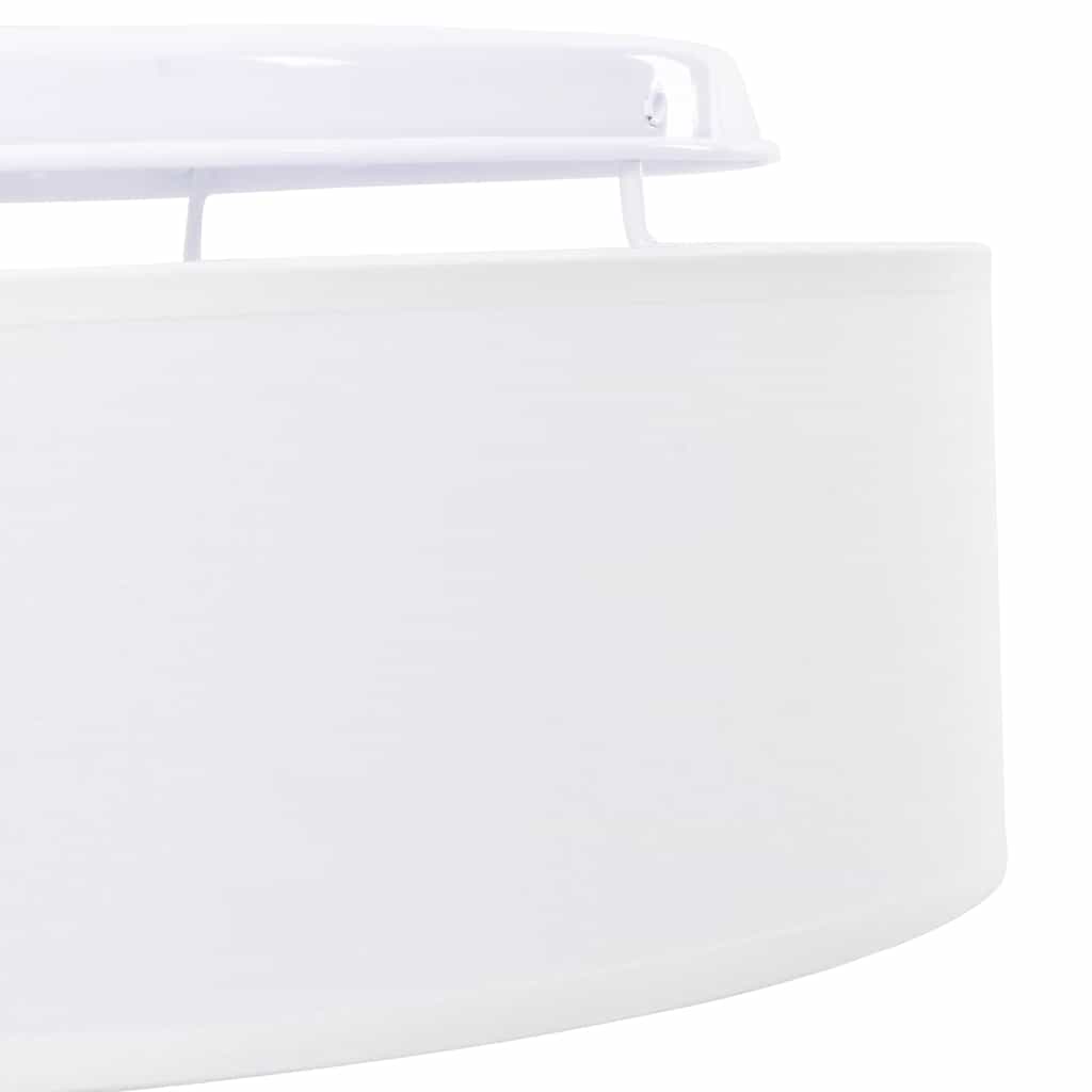 Ceiling Lamp with Spotlights White 30 x 30 x 13.5 cm Fabric
