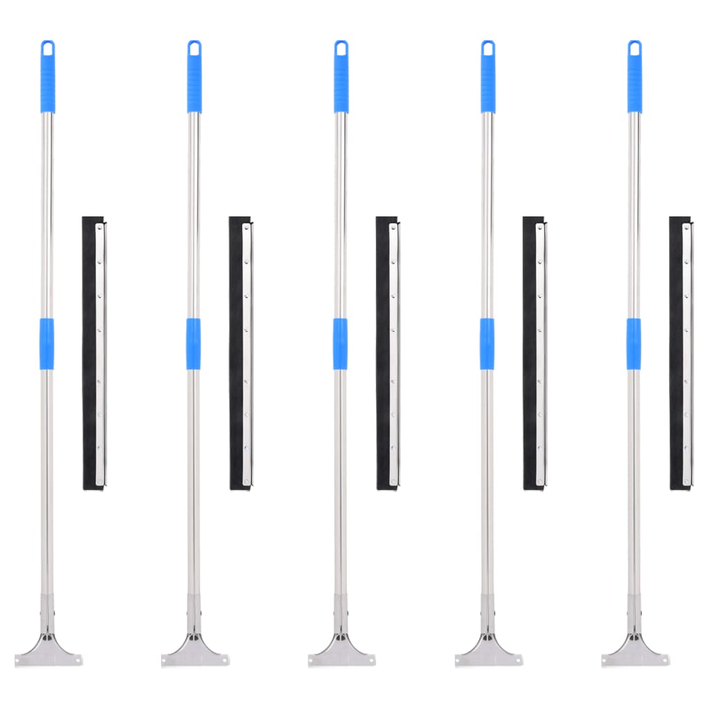 Floor Squeegees 5 pcs 55x122.5 cm Steel and Rubber