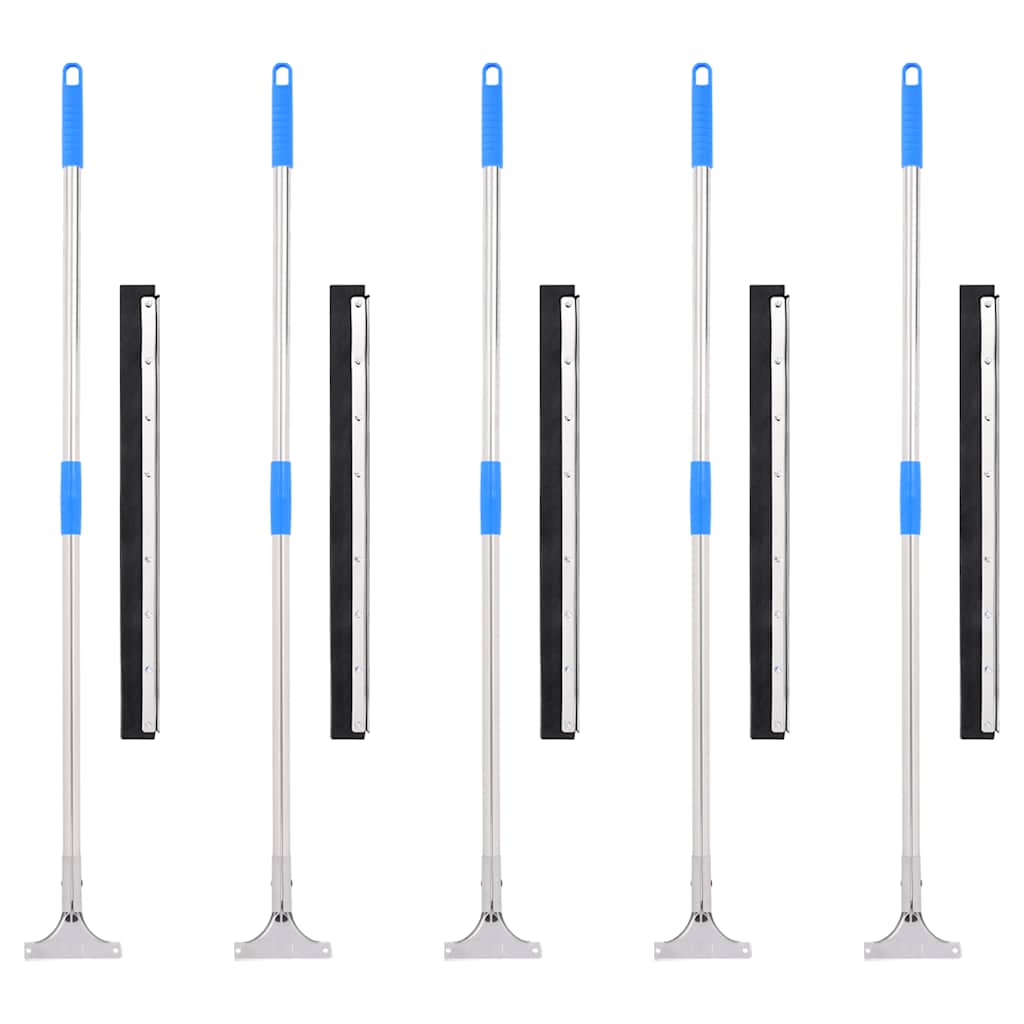 Floor Squeegees 5 pcs 60x122.5 cm Steel and Rubber