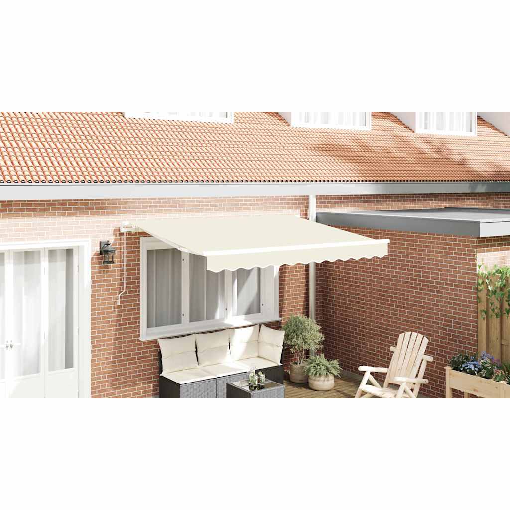 Awning Replacement Fabric Cream 2.5 x 2 m Polyester