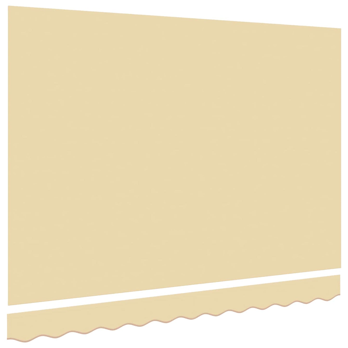 Awning Replacement Fabric Cream 235 x 195 cm Polyester