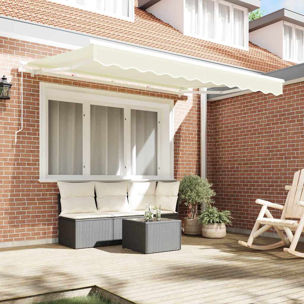 Awning Replacement Fabric Cream 3.5 x 2 m Polyester