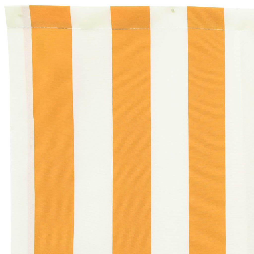 Awning Replacement Fabric Yellow and White 3 x 2 m Polyester